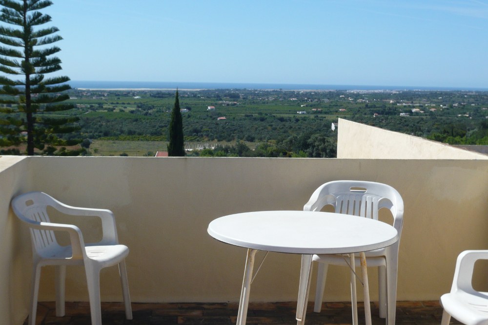 Algarve Dachterrasse der oberen Ferienwohnung