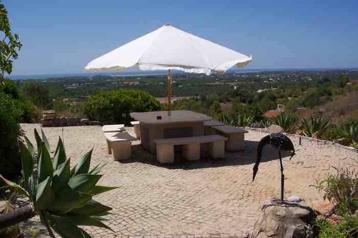 Grillplatz der Ferienwohnung im Ferienhaus an der Algarve in Portugal